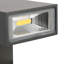 Rubinstein Dark Matte Anthracite 15.1cm H Integrated LED Outdoor Armed Sconce