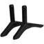 Support de support de table universel en aluminium pour support de table pour téléviseur de 15 à 24 po, salon, chambre à coucher, noir