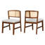 Ensemble de 2 chaises de salle à manger en rotin-111466180