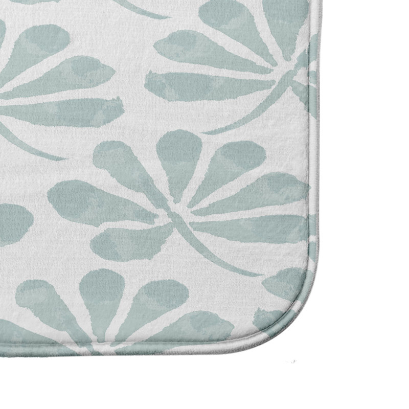Tapis de bain Luff, l 17 po x L 24 po, Aigue-marine