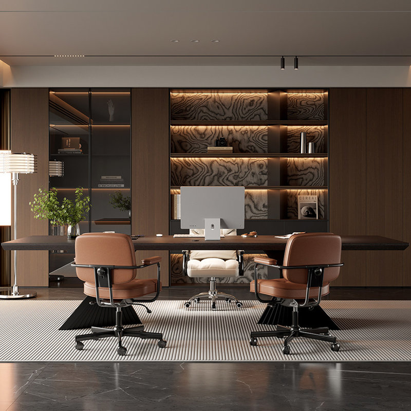 Bureau d'écriture 94,49 "Minimalist Commercial, 29.53" H x 94.49" W x 31.5" D