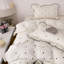 Joli ensemble de housse de couette en microfibre à pois-123266357-123266359