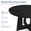 Table ronde rustique pour 4 personnes