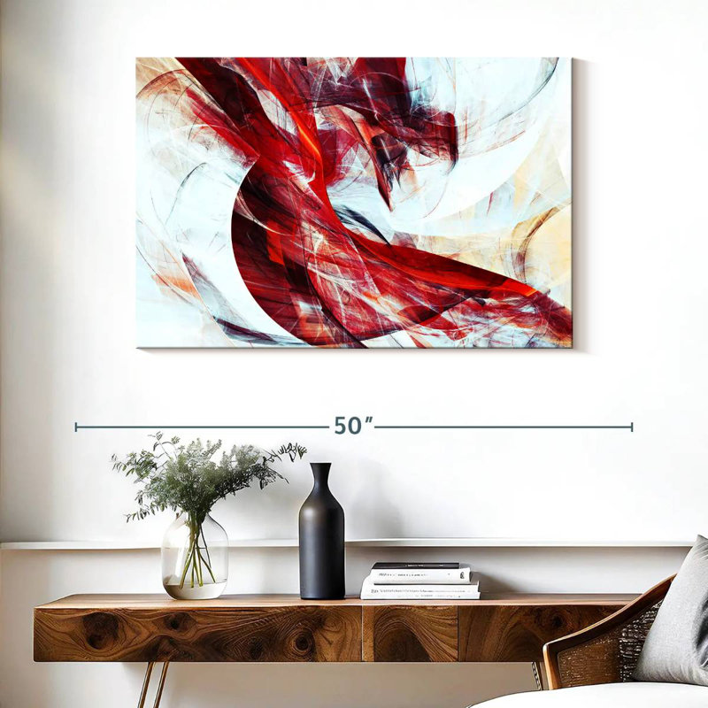 Avery Futuristic Abstract, 26" H x 39" W