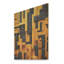 Motif tribal jaune Ndebele - Tribal africain sur bois-176878945
