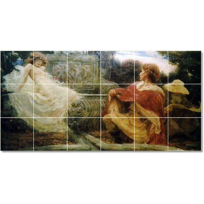 72"" x 36"" Ceramic Painting Decorative Mural Tile 12"" x 12 -  Picture-Tiles.com, W22330-XL