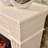 Beige Solid Wood Freestanding Fireplace