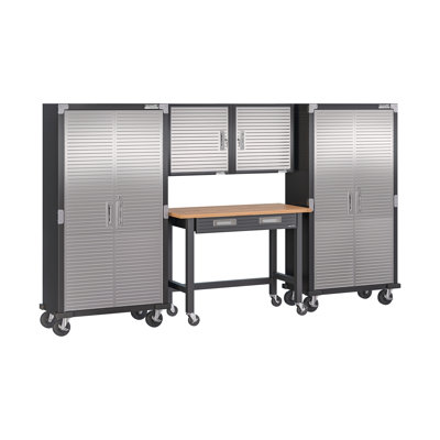 Seville Classics UltraHD® 5-Piece Storage Cabinet System, 10' Wide