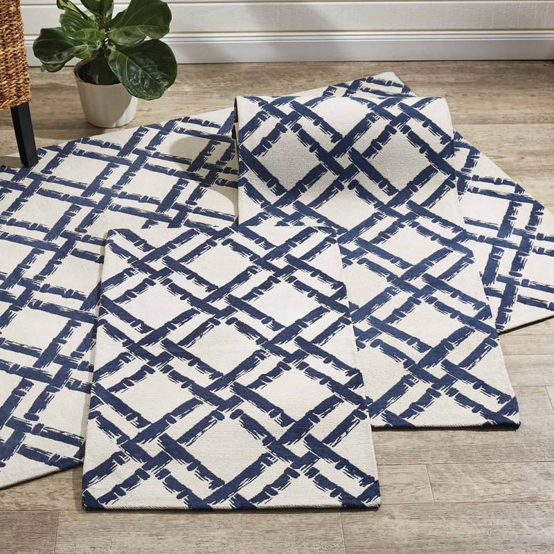 Jaraad Chenille Geometric Indoor Rug, Rectangle 4' x 6'