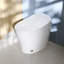 Toilette à bidet Metis Smart, siège de siège confortable ADA, hauteur 17,5 po avec lavage à température ambiante, chasse des pieds-70111478