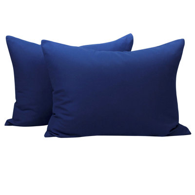 Two piece set of brushed ultra fine fiber zipper pillowcase