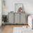 Storage Cabinet With Three Doors,Wood Sideboard Buffet Storage With Adjustable Shelf,Wood Coffee Bar Cabinet,Kitchen Buffet Cabinet Cupboard-848969058-856610914