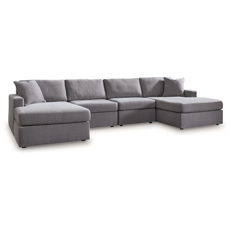 Canapé modulaire 4 pièces avec méridienne Modmax