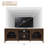 Alba 70" Farmhouse TV Stand With Storage & Arched Glass Door,Media Console Cabinet for Living Room,Bedroom-1286546394