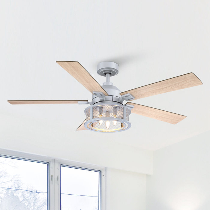 Trent Austin Design® Rippeon 52'' Ceiling Fan with Light Kit & Reviews ...