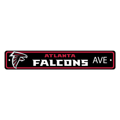 Plaque de rue des Falcons d'Atlanta