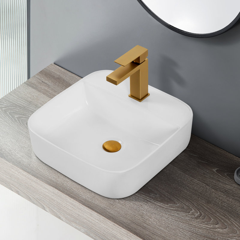 Lavabo de comptoir en céramique Modern Modern