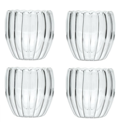 190ml Double Wall Glass