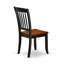 Ensemble de mobilier de salle à manger 7 pièces composé d'une table rectangulaire en bois avec feuille papillon et 6 chaises de cuisine, noir et cerise-650940695-599859208