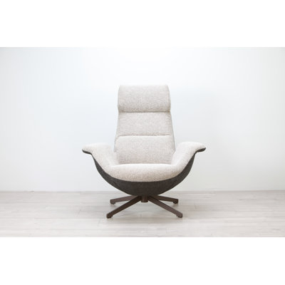 Chaise longue pivotante en polyester de 37 po de largeur Rutherford