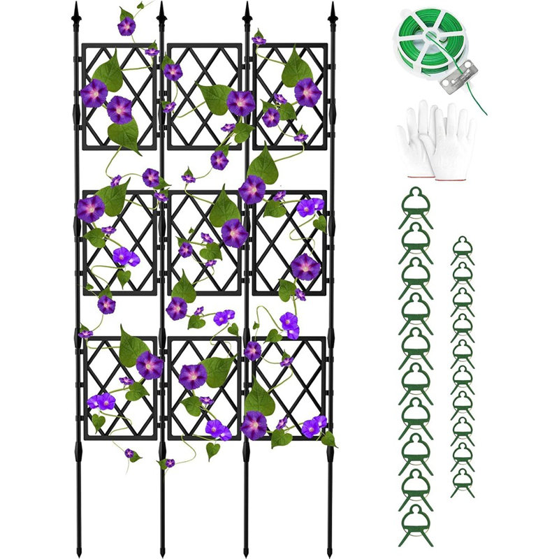 Treillis de jardin pour plantes grimpantes, 78 po x 33 po