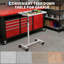 Table de travail à roulettes réglable avec roulettes - Établi mobile robuste de 100 kg (220 lb), plateau à outils roulant de 43 x 68 cm (17 x 26,7 po) pour garage, mécanique, démontage et projets de bricolage-1619666181