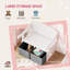 AIYAPLAY 3 in 1 Kids Storage Bench with 2 Removable Fabric Bins, White