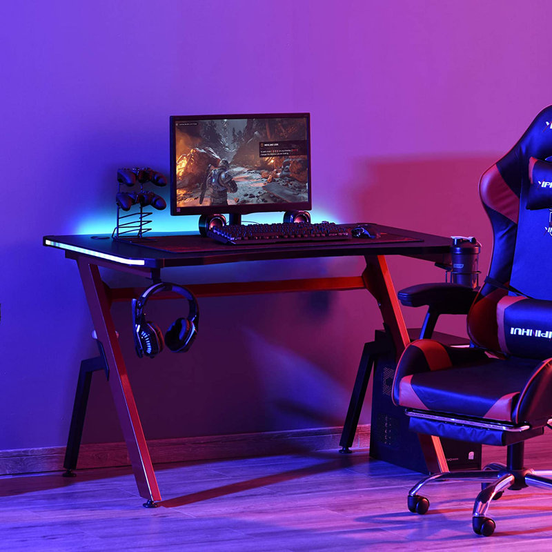 Jeffry Metal Base Computer Desk