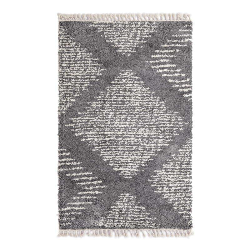 Irsad Geometric Indoor Rug, Rectangle 5'3" x 8'
