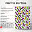 Rideau de douche 1 pièce Boo Bash-897312263