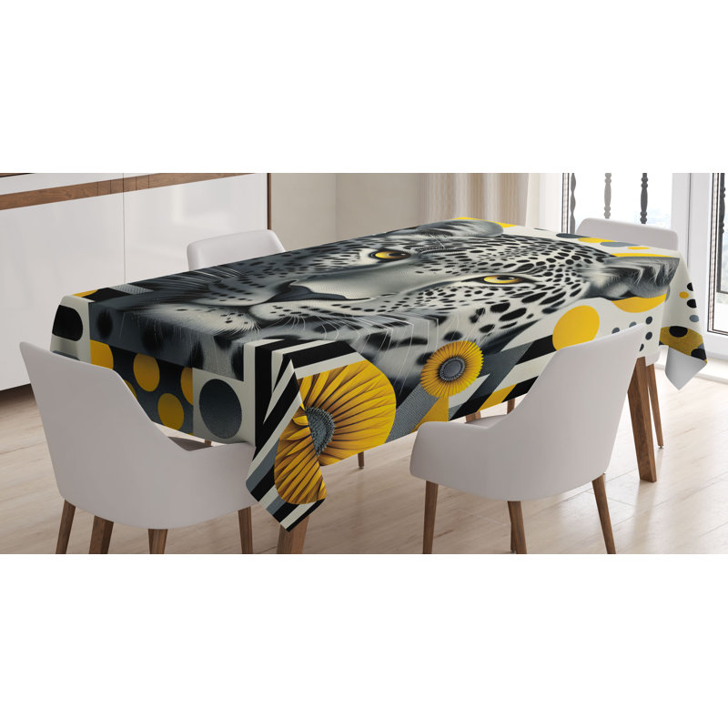 Lunora Rectangle No Pattern Microfiber Tablecloth, 90" Rectangle