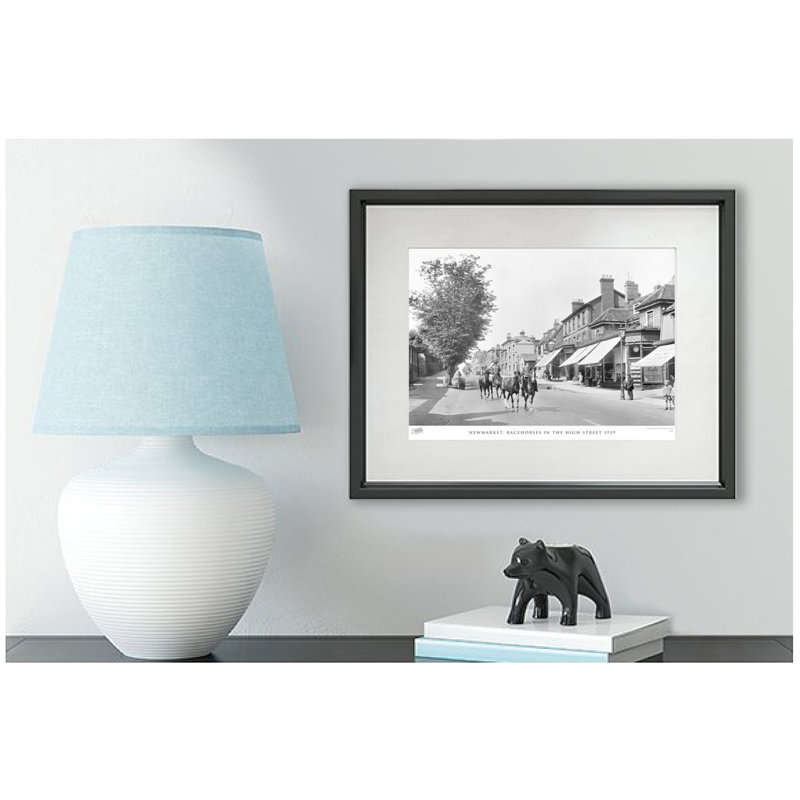 Newmarket, Racehorses In The High Street 1929 by Francis Frith - Single Picture Frame Print, 60cm H x 80cm W  x 2.3cm D