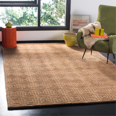 Tapis tibétain en laine noué à la main