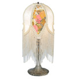 Fringe Victorian Tulip 15" Table Lamp