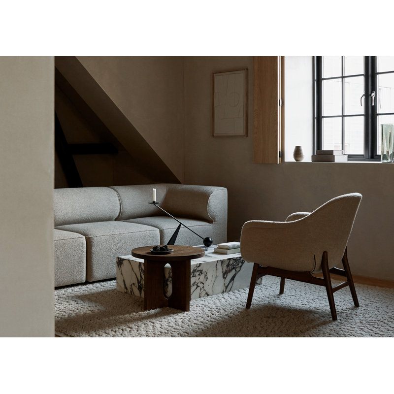 Harbour Armchair, Black Oak, Fiord 2 951 Wool