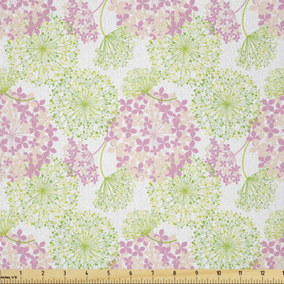 Cyprio Dandelion Flower Cheering Happy Fabric