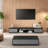 Solid wood multi-level TV stand coffee table