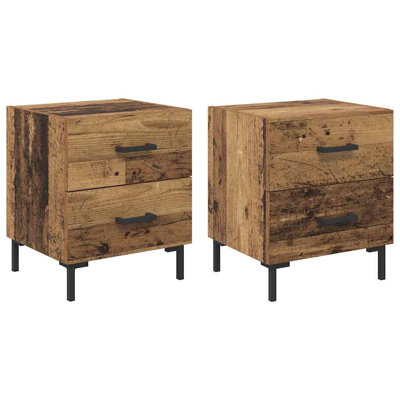 40cm W Manufactured Wood Bedside Table