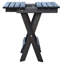 Cleaver Rectangular Pine Solid Wood Outdoor Dining Table - 111.76 cm W 101.6 cm D-993076469