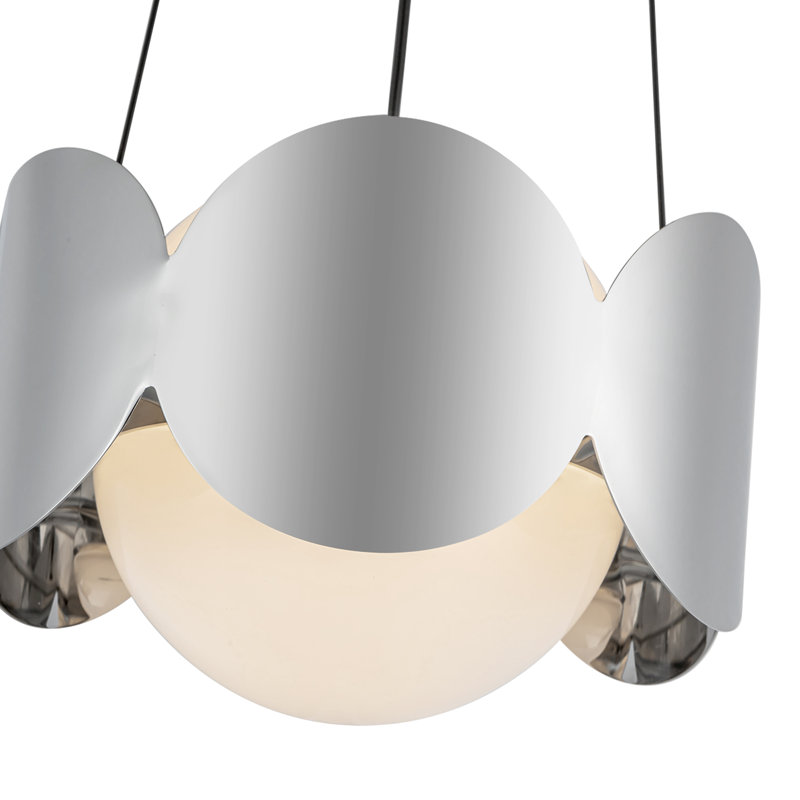 Ciel 1 - Light Pendant, White, Silver