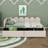 A Twin-Sized Velvet Upholstered Daybed With Two Built-In Drawers-1118434804-1118434805