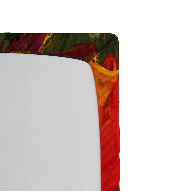 Microfiber Abstract Fitted Sheet, Full Fitted Sheet