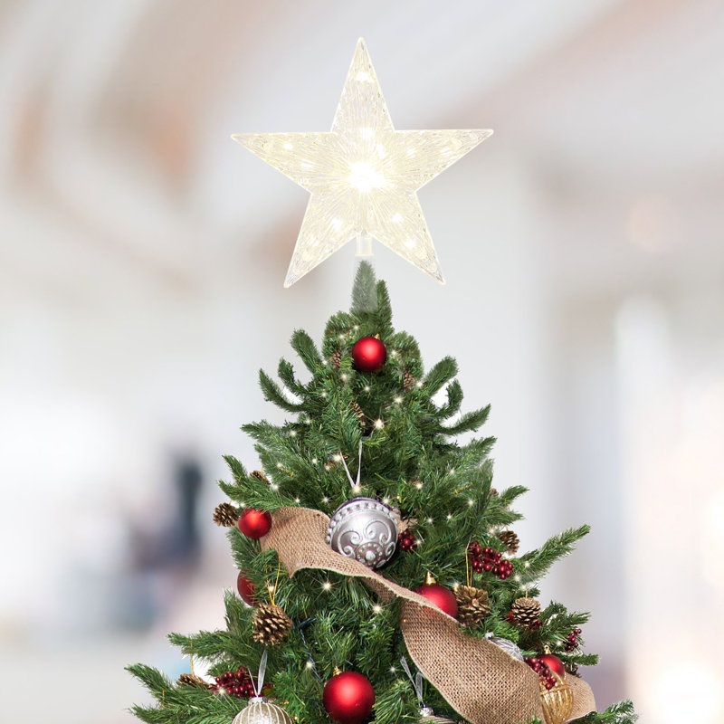 18cm Lighted Tree Topper, Warm White