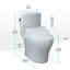 Aquia® Dual-Flush Elongated Two-Piece Toilet with Tornado Flush (Seat Included)