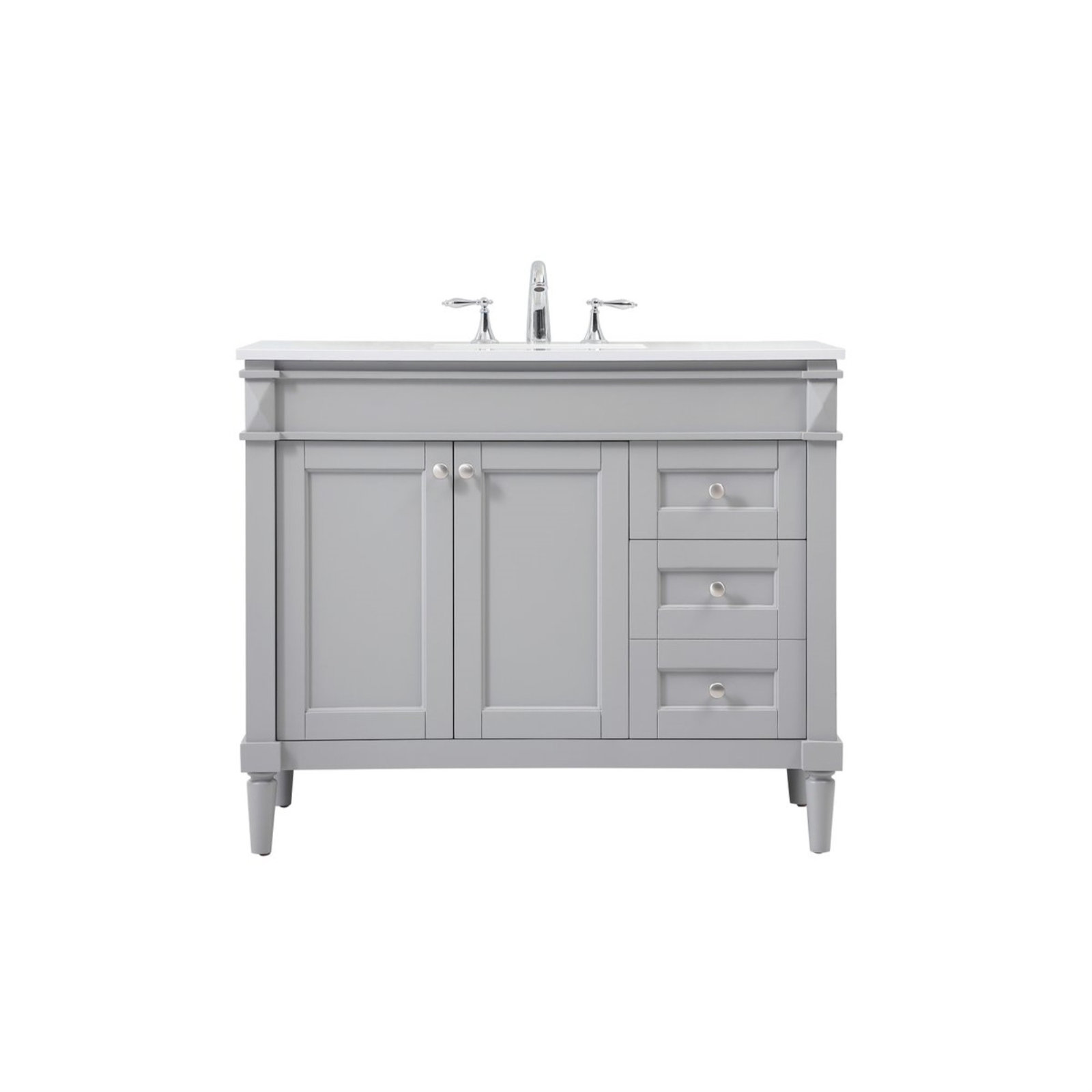Readington 42'' Single Bathroom Vanity, Gray