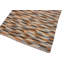 Tapis ivoire / gris en laine fabriqué à la main de conception unique 4 pi 8 po x 6 pi 9 po Lowena