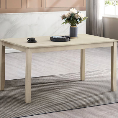 with Solid Wood Base Dining Table