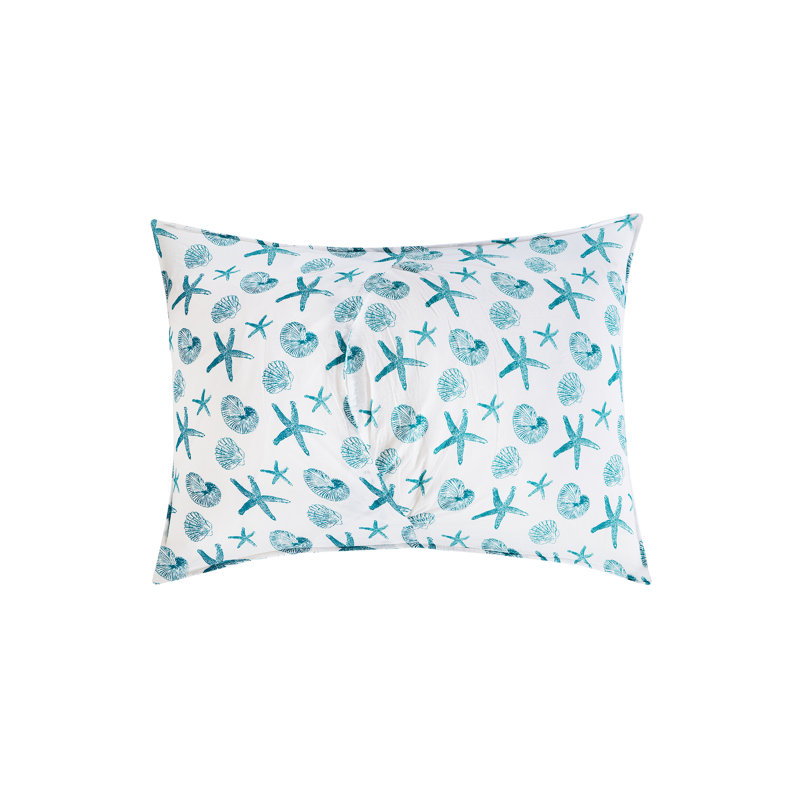Ensemble de courtepointe réversible en coton Maris, Courtepointe simple et 1 taie décorative
