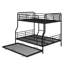 Full XL Over Queen Metal Bunk Bed With Trundle-167651781