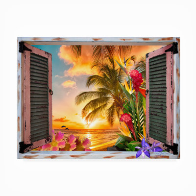 Décoration murale d'extérieur Sachin Tropical